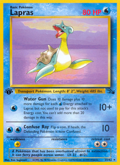 Lapras - Fossil #25 Price & Value | PokeScope Lapras - Fossil #25 Price & Value | PokeScope