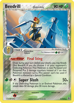 世界111枚 PSA10 スピアー デルタ beedrill 2005 20 Beedrill δ - Delta Species #1 Price & Value | PokeScope