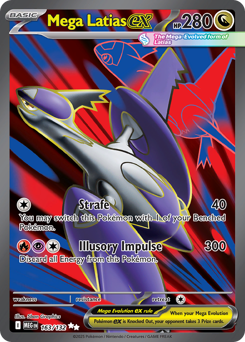 Mega Latias ex - Mega Evolution #163 Price & Value | PokeScope