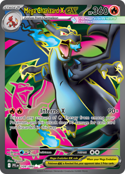 Mega Charizard X ex - Phantasmal Flames #109 Price & Value | PokeScope