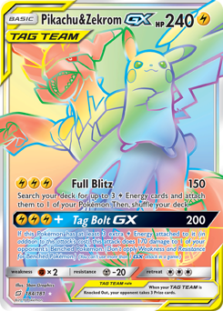 Pikachu & Zekrom-GX - Team Up #184 Price & Value | PokeScope Pikachu & Zekrom-GX - Team Up #184 Price & Value | PokeScope