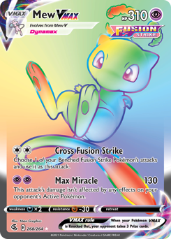 Mew VMAX - Fusion Strike #268 Price & Value | PokeScope