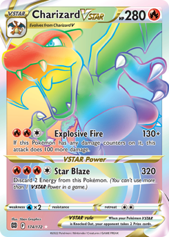 Charizard VSTAR - Brilliant Stars #174 Price & Value | PokeScope